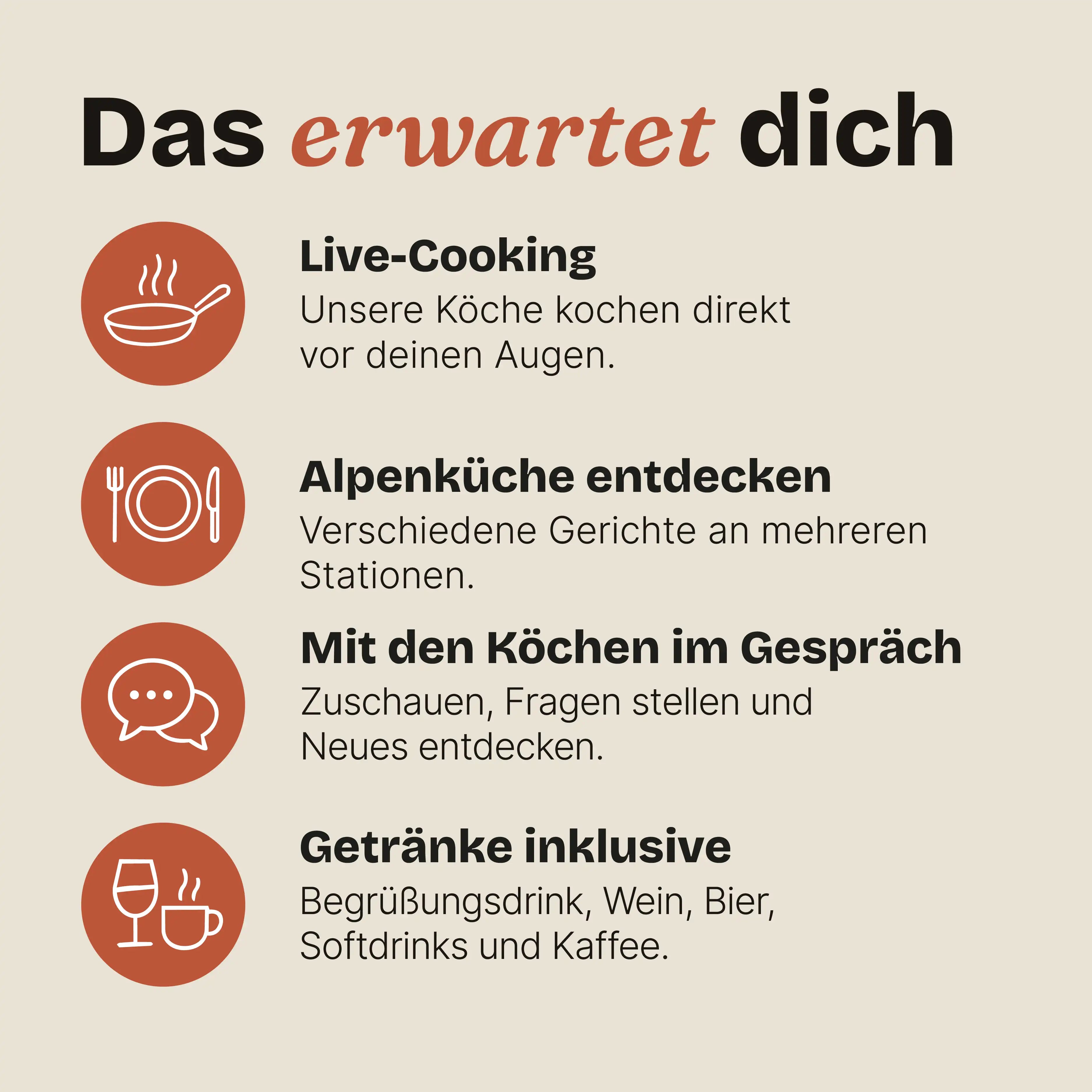 Kitchenparty Alpenküche